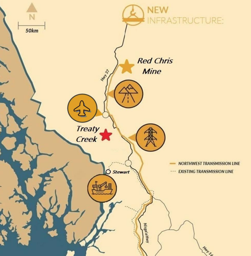 Tudor Gold - Property Map