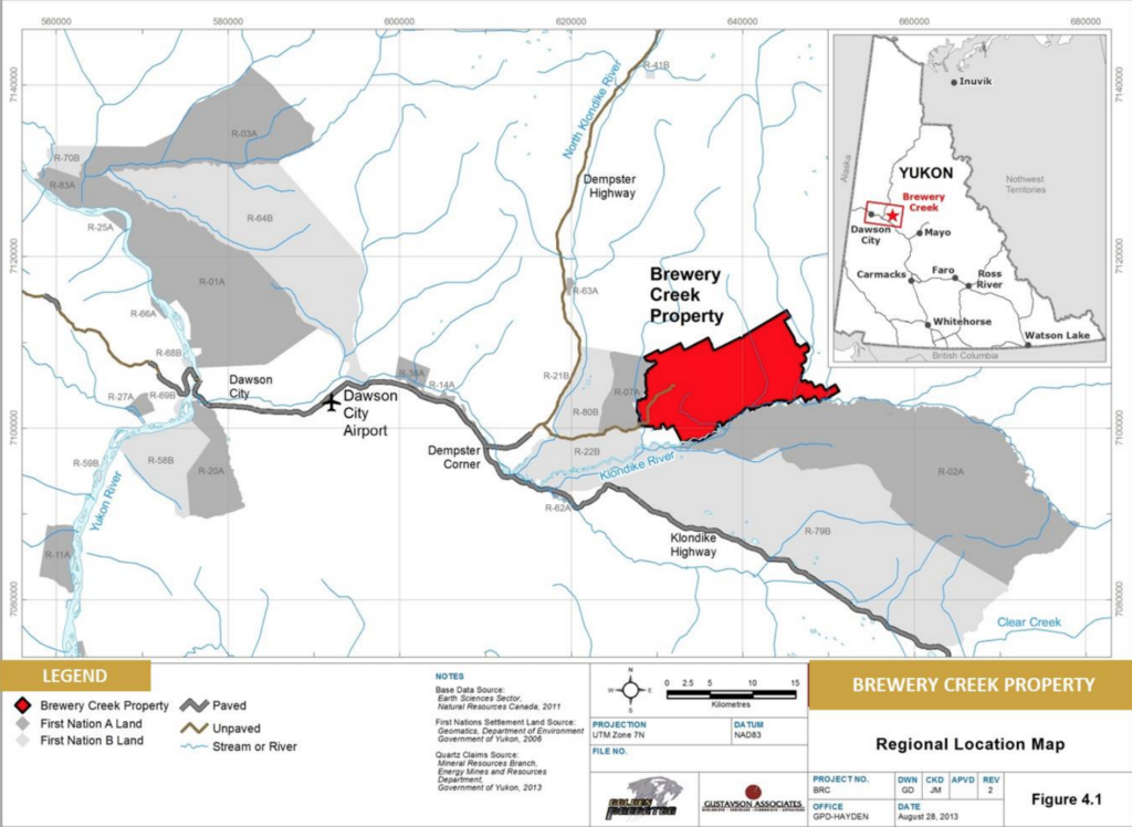 Golden Predator Mining - Property Map