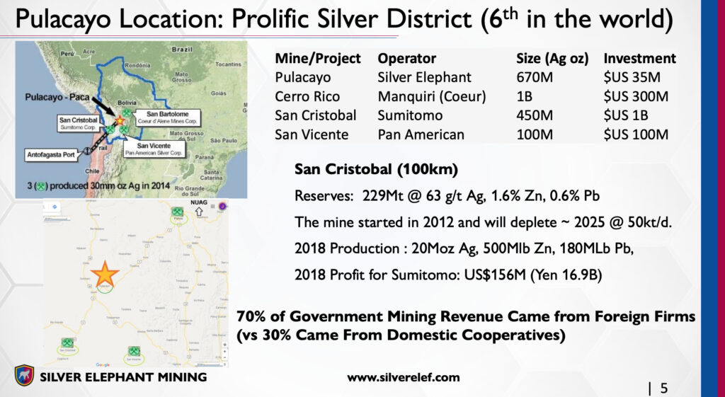 Silver Elephant Mining - Property Map