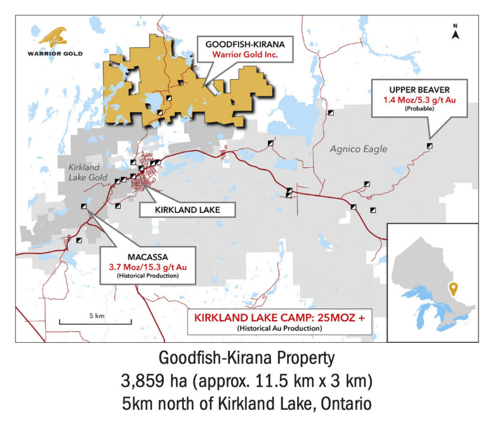 Warrior Gold - Property Map