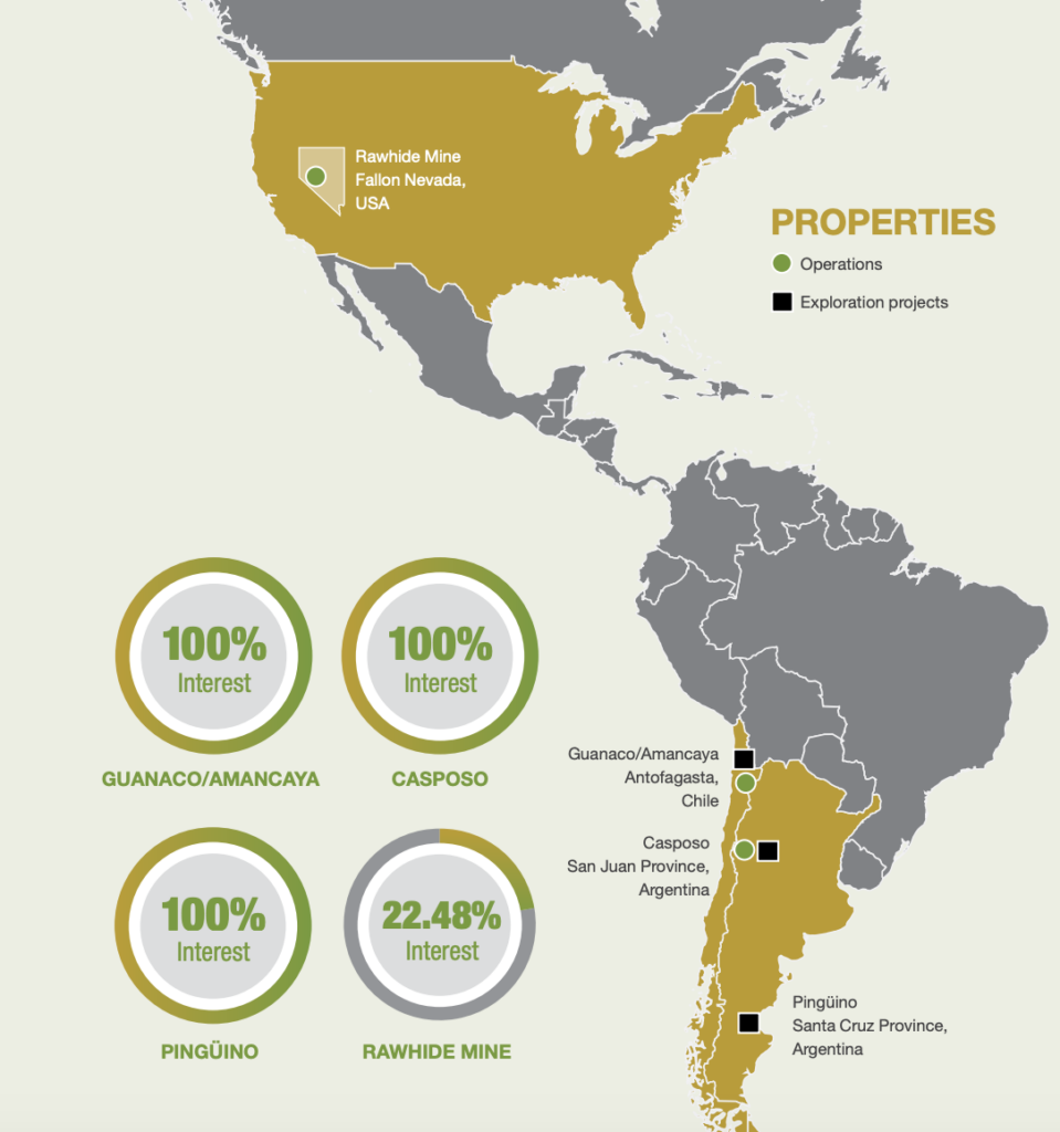 Austral Gold - Property Map